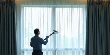 Commercial drapes cleaning service blackstone hotels offices