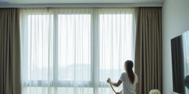 Delicate sheer drape cleaning blackstone Matty Curtain Cleaning